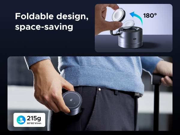 Foldable design, space-saving
