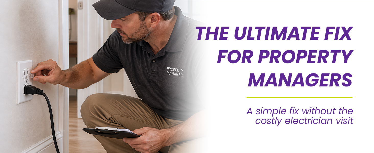 the ultimate fix for property managers a simple fix without the costly eletrician visit