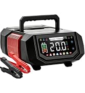 AIYONFEI 20A Car Battery Charger, 12V/24V Fully Automatic Trickle Charger | Adjustable 1-20A Batt...