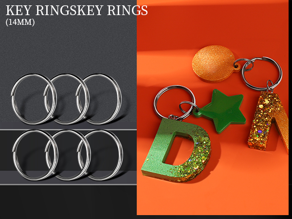 14mm Key Rings
