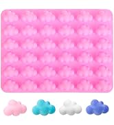 Kichvoe Silicone Cloud Molds - Cloud Shape Chocolate Molds - Mousse Fondant Mould Candy Soap Mold...