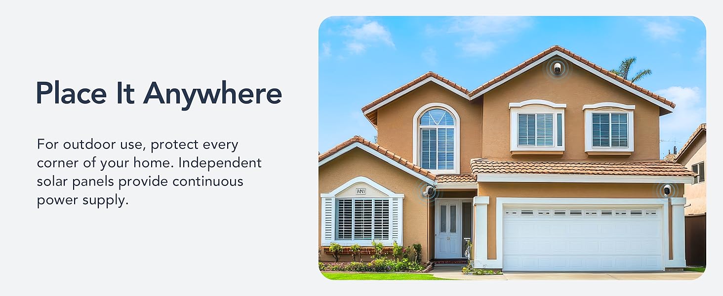Solar Security Cameras Wireless Outdoor