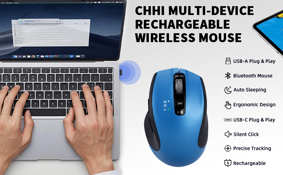 multi -device bluetooth mouse