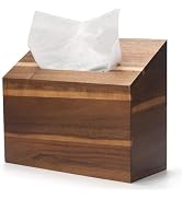 Hand Towel Box Cover Compatible with Kleenex Disposable Paper Hand Towels, Acacia Wood Hand Towel...