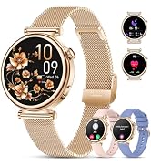 Smart Watch for Women (Answer/Make Call) 3 Bands 1.27" HD Fitness Tracker Smartwatch Compatible A...