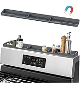 AWOKE Stove Top Shelf 30 Inch - Silicone Material Magnetic Shelf for the Stove - 3 Functional Par...