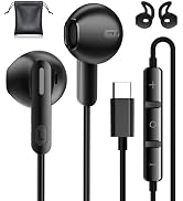 USB C Wired Earphones in-Ear Headphones for Samsung S26 Ultra S25 S24 S23 Headset with Microphone...