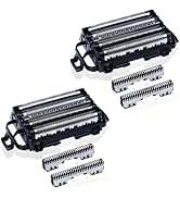 2 Pack WES9032P Shaver Replacement Foil,Outer Foil and Inner Blad Compatible with Panasonic ARC5 ...