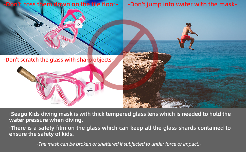 kids snorkel notice care
