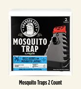 Grandpa Gus's Mosquito Trap and Outdoor Bug Killer for Outdoors, 2 Pack | Water-Activated Larvae ...