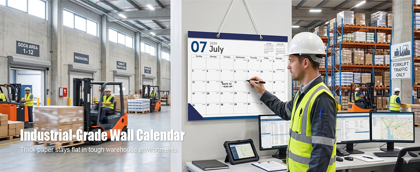 Industrial-Grade Wall Calendar