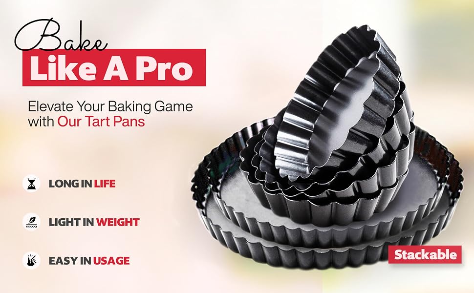 Elevate your baking game with our Premium Tart Pans