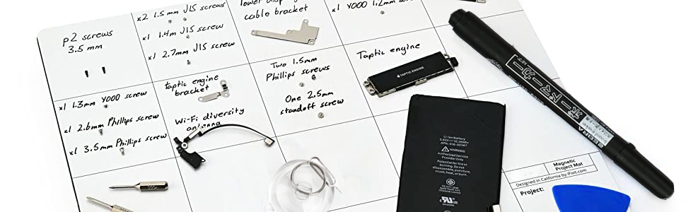 Rewritable Magnetic Work Mat