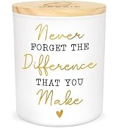 OASSIE Thank You Gifts for Women - Vanilla Lavender Candle 10 oz - Inspirational Employee Appreci...
