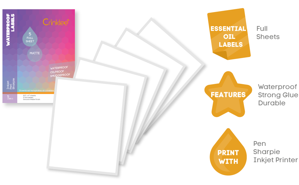 Full sheet labels