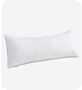 Oubonun 20x54 Full White Body Pillow for Adults, Big Long Bed Pillow for Sleeping, Premium Firm B...