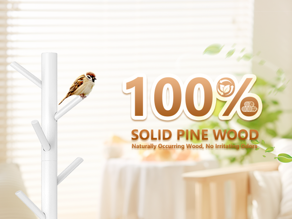 Wooden Coat Rack