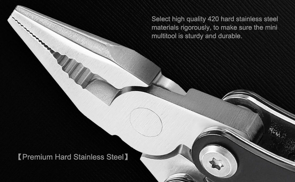 Bovgero mini multitool plier premium 420 hard stainless steel