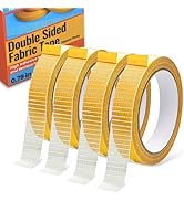 YINTTIAN Double Sided Fabric Tape Heavy Duty for Hem, Fashion Dress, Cloth, Curtains, High Adhesi...