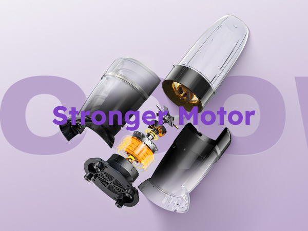 Exploded view of the Sangcon blender showing its 1000W peak motor and internal components.