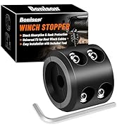 Bonison Winch Stopper for Cable. Truck UTV ATV Rubber Winch Cable Stopper, Protects Towing Hook, ...