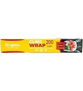 Progress Clingwrap, Plastic Food Wrap (With Built in slide cutter)