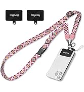 Icycay Phone Lanyard Crossbody, Cell Phone Lanyard for Around The Neck Adjustable Phone Strap, Cu...