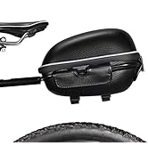 ROCKBROS Bike Trunk Bag Hard Shell Bike Rear Rack Bag Quick Release Bike Cargo Bag Max 3kg/ 6.5lbs