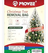 PROWEE Christmas Tree Storage Bag – 9FT Clear Waterproof Upright Cover