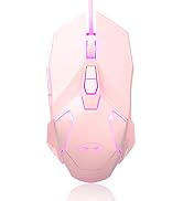 MageGee G10 Gaming Mouse Wired, 7 Colors Breathing LED Backlit Gaming Mouse, 6 Adjustable DPI (up...