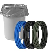 Garbage Can Rubber Bands, Heavy-Duty Garbage Bag Holder for 32-55 Gallon Bins, Large Trash Can Ru...