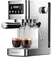 SHARDOR Espresso Machine 20 Bar, Professional Espresso Machine with Milk Frother and Touchscreen,...