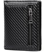 GAEKEAO Mens Wallet Slim Bifold RFID Blocking Thin Credit Card Holder Genuine Leather Minimalist ...