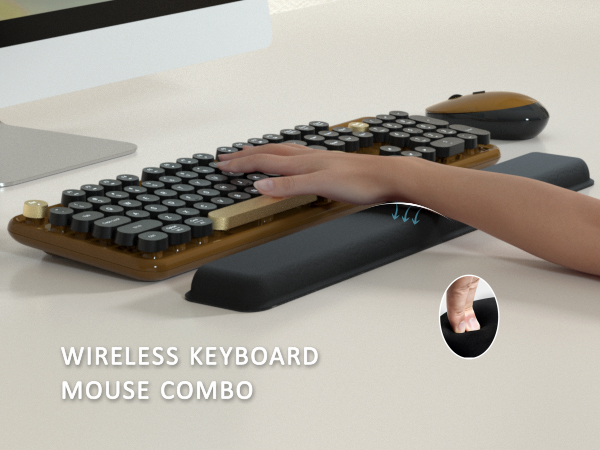colorful keyboard and mouse wireless
