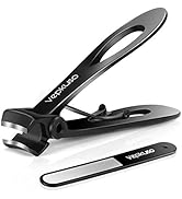 Nail Clippers for Men – Vepkuso Toenail Clippers for Thick Toenails for Seniors Wide Jaw Large Pr...