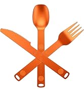 Magnetic Camping Cutlery Set, Flatware Utensils Set, Knife, Fork & Spoon, Travel Utensils for Cam...
