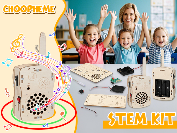 STEM walkie talkies for kids 8-12