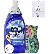 Dawn Platinum Plus PowerSuds Hand Dish Soap 21.6 Fl Oz Fresh Rain Scent, Remove up to 99% Grease ...
