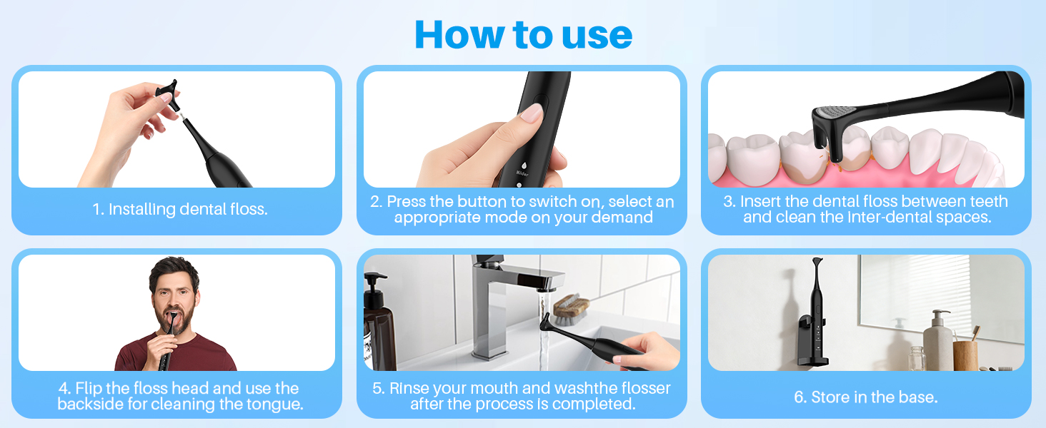 Voraiya Electric Flosser for Teeth
