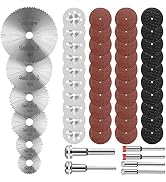 Cutting Discs Compatible with Dremel Rotary Tool, HSS Circular Saw Blades, Diamond Cutting Wheels...
