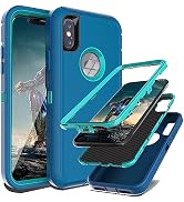 YmhxcY for iPhone XR Case Shockproof Dropproof Dust-Proof Drop Proof 3-Layer Durable Phone Case H...