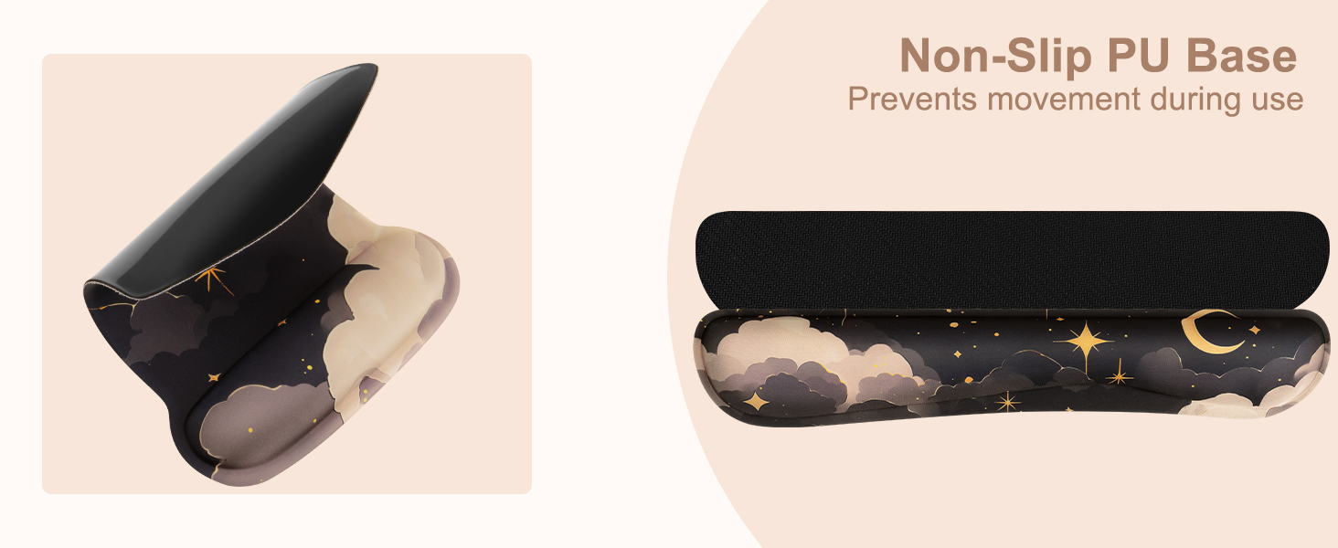 Ergonomic Memory Foam Wrist Rest for Laptop, Computer