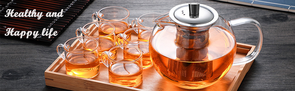 glass teapot