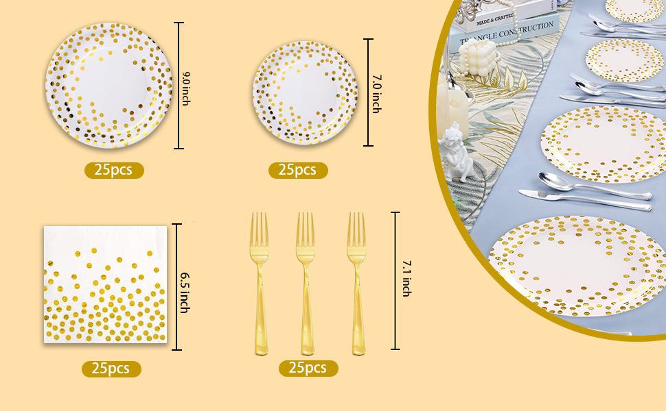 Elegant & Complete Party Tableware Set