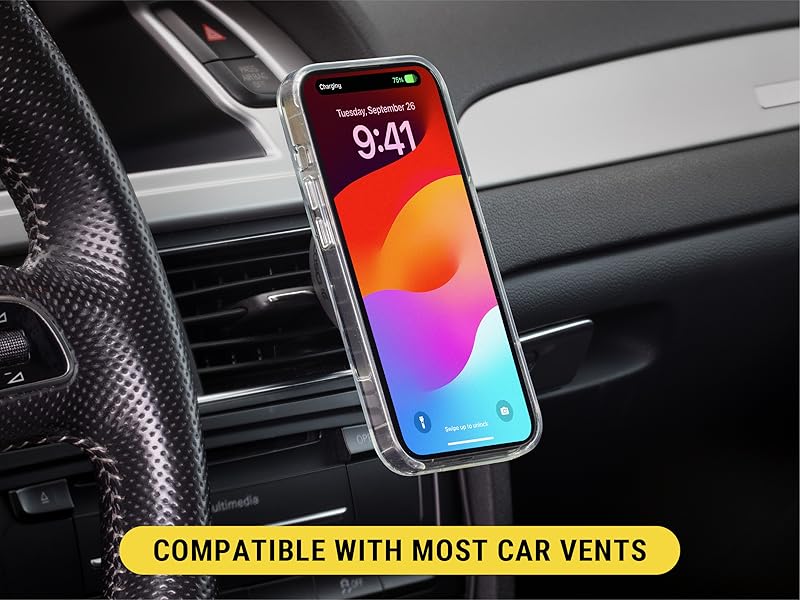 phone holder air vent for cell dash magnetic devices android fast charging charge stand battery safe