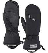 EXski -4? (-20?) Waterproof Winter Gloves Warm 3M Thinsulate Ski Mittens for Cold Weather Snowboa...