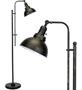 VONLUCE Floor Lamp for Living Room, 65'' Tall Industrial Floor Lamp, Adjustable Height & Head Vin...