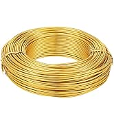Pandahall 180 Feet Aluminum Craft Wire 12 Gauge Flexible Metal Craft Wire for DIY Manual Arts