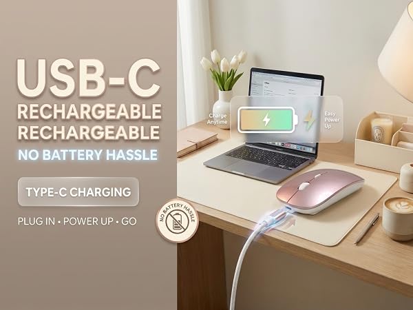 Rechageable mouse