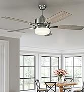 Design House 156621-BN Grayson 5-Blade LED Ceiling Fan with Remote, Brushed Nickel